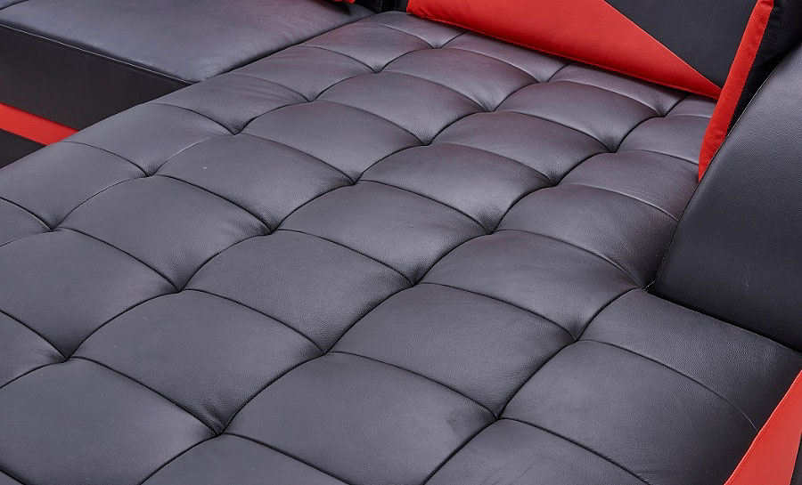 Eclipse Leather Sofa Lounge Set